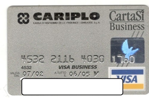 Carta credito cariplo - carta,