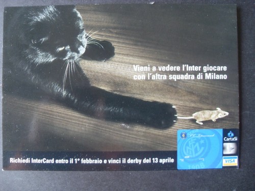 Cartolina promocard inter card - promocard,