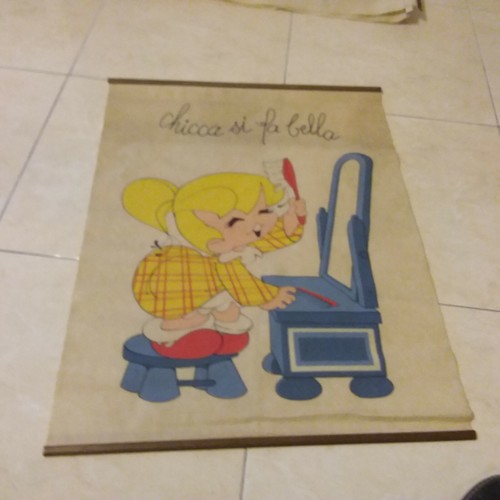 Raro poster chicca bella - chicca, fa